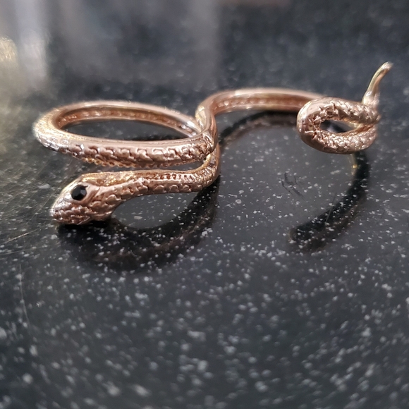 4 Vintage 14k Gold Plated Rings Sizes 7,8,9 - Picture 5 of 5